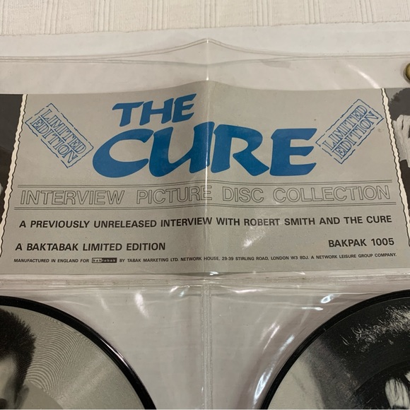The Cure Interview Picture Disc Collection Vinyl Records 7" Baktabak Ltd Ed 4Pcs - Picture 2 of 10